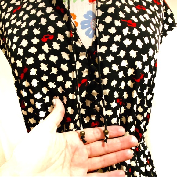 Maeve Flowers & Sunglasses Cap Sleeve Dress - Picture 8 of 9